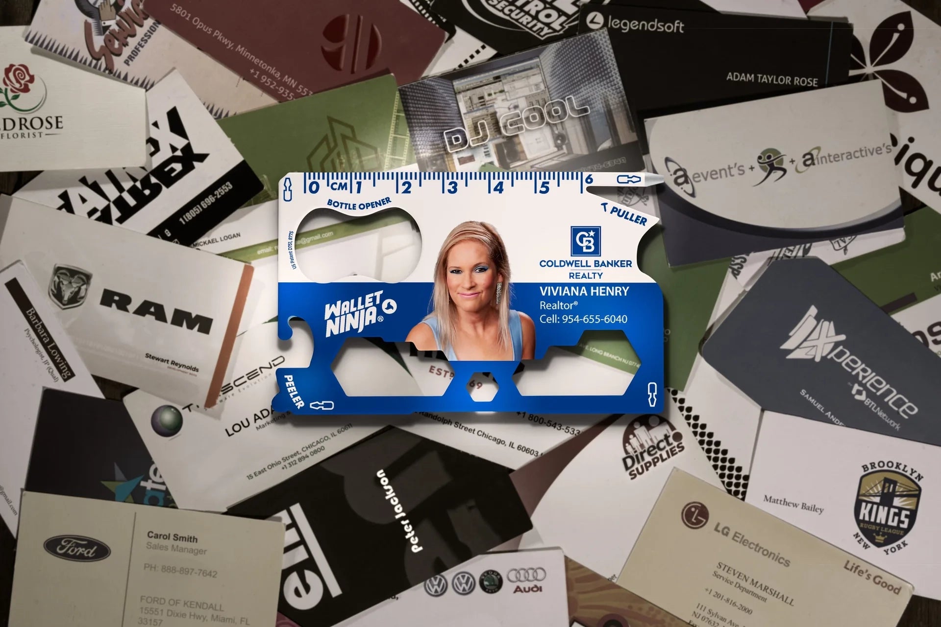Custom Wallet Ninja for Promotional Gift or Business Card. Corporate gifting and Promo Item.