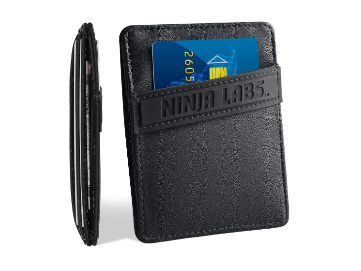 ☆NOT4NERD☆ Card Wallet Wide Denim Pants Black PT025BK not4nerd – ALAND USA